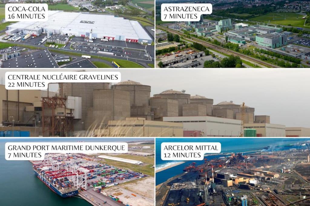 Villa Marine*La Capitainerie Coudekerque-Branche Eksteriør billede